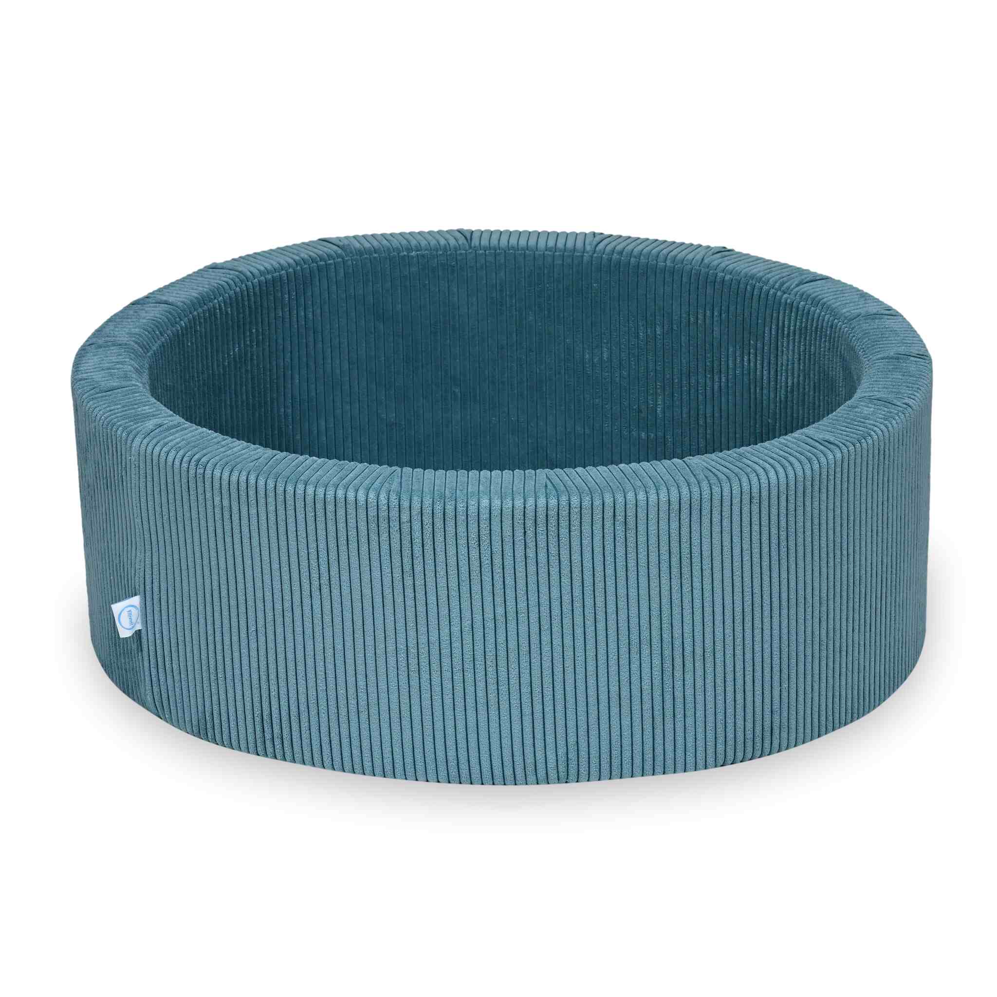 Piscine à Balles 90x30 velours côtelé bleu sans balles
