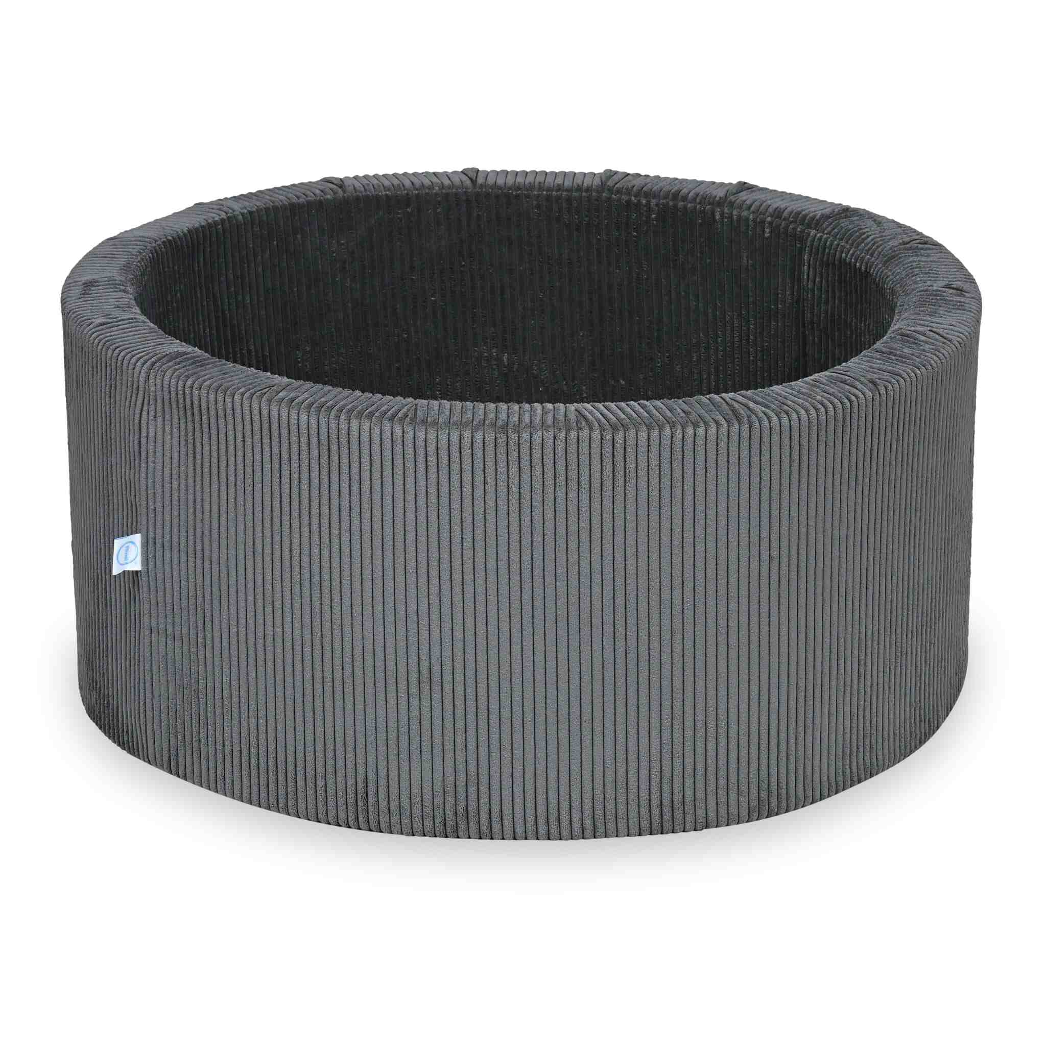 Piscine à Balles 90x40 velours côtelé graphite sans balles