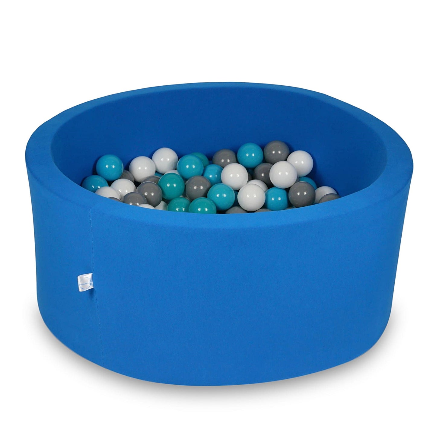 Piscine à Balles 90x40cm bleue avec balles 300pcs (blanc, gris, turquoise)