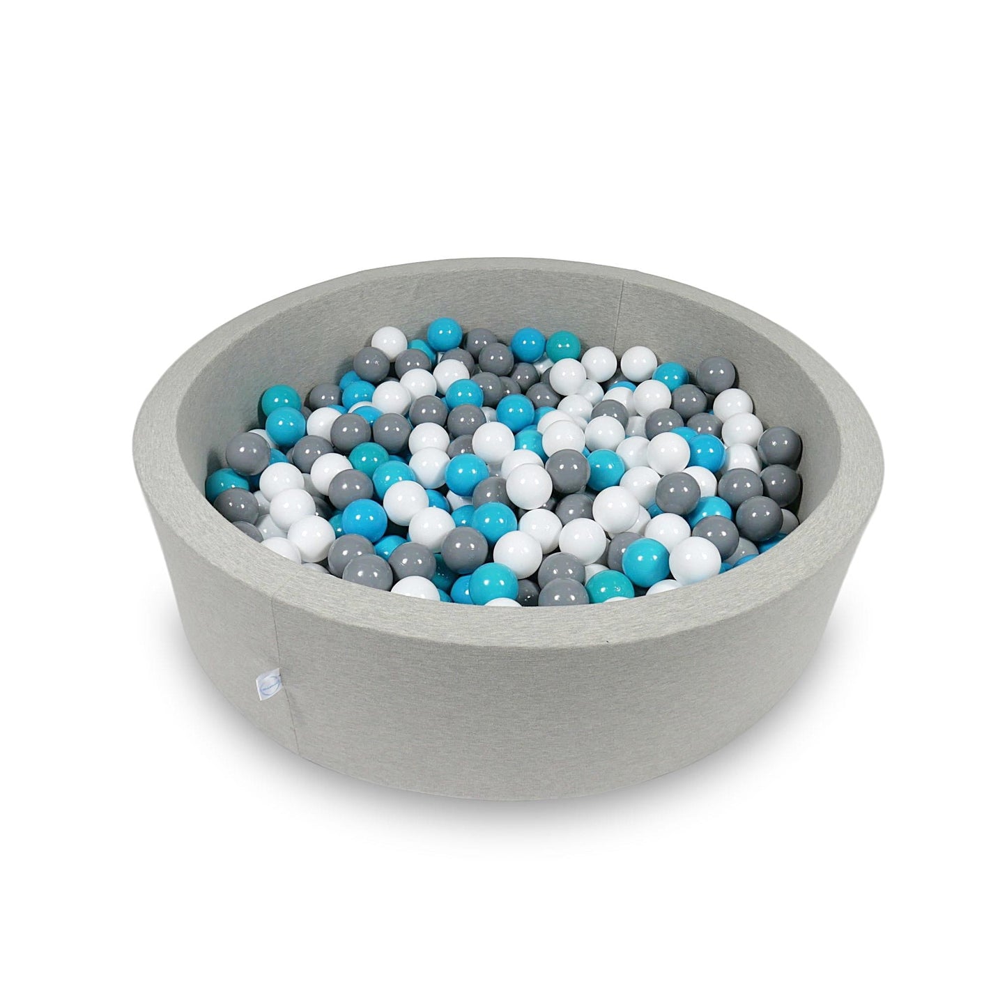 Piscine à Balles 110x30cm gris clair avec balles 400pcs (bleu, blanc, gris)
