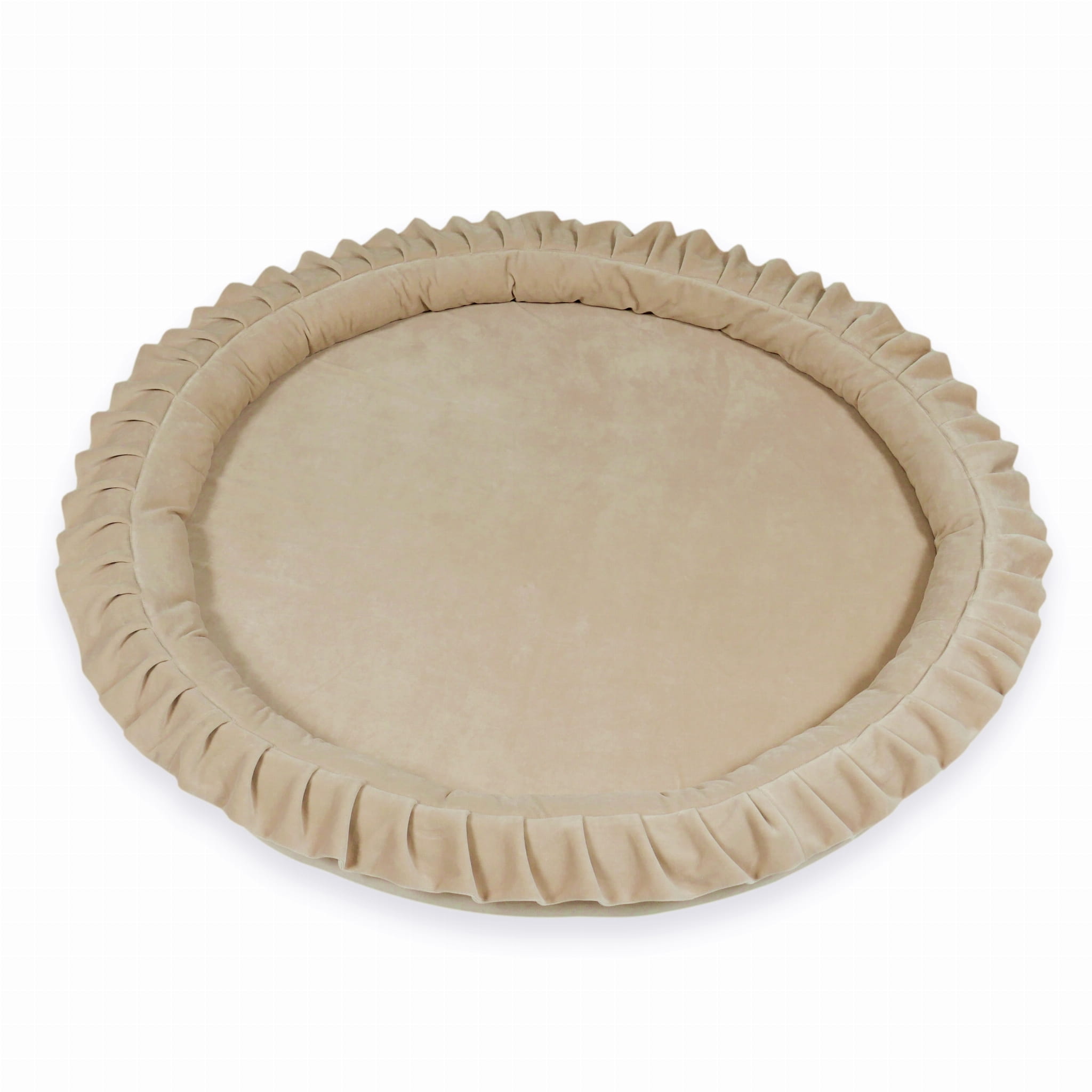 Tapis de jeu nid 120cm pour bébé, Velvet Soft beige