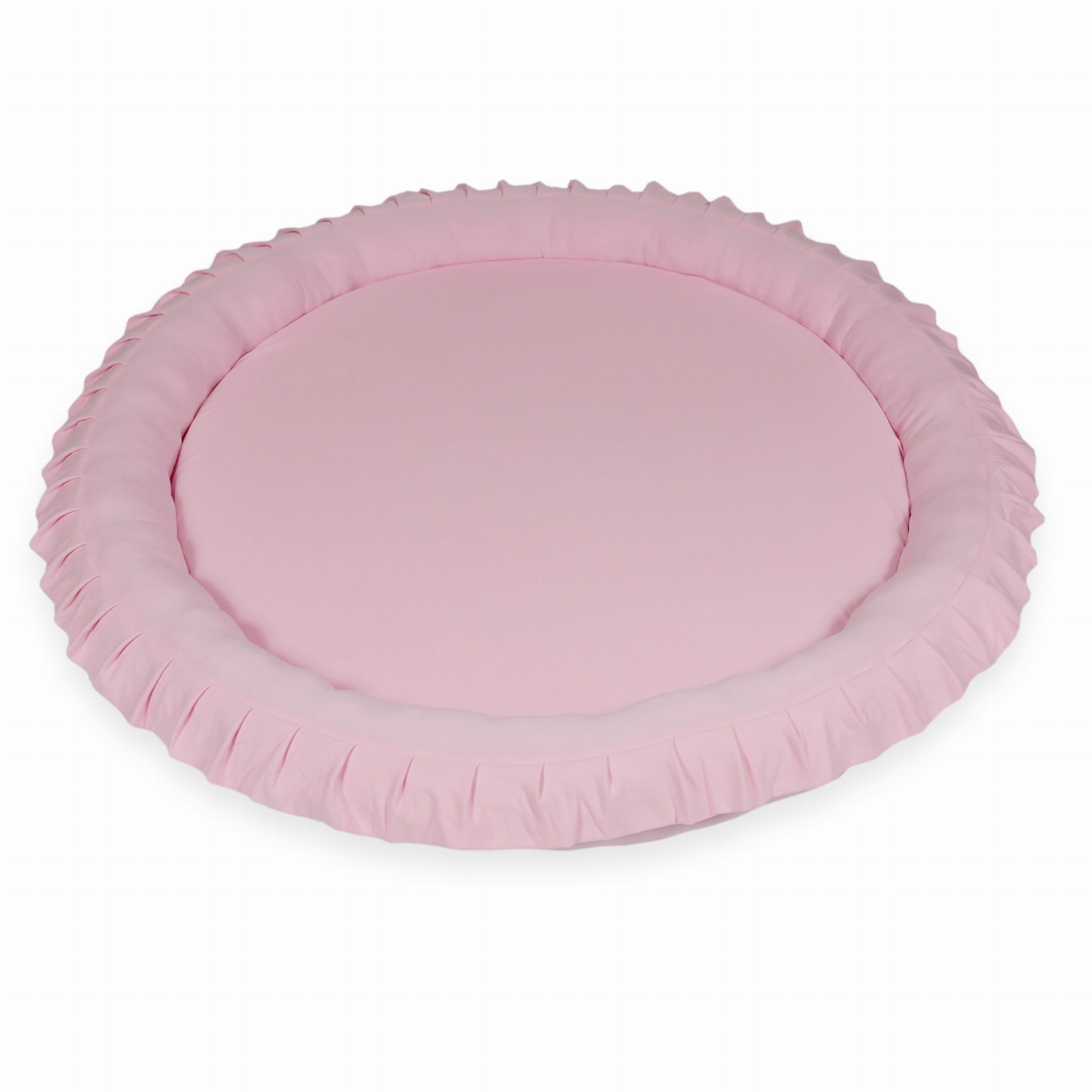 Tapis de jeu nid 120cm pour bébé, Rose poudré