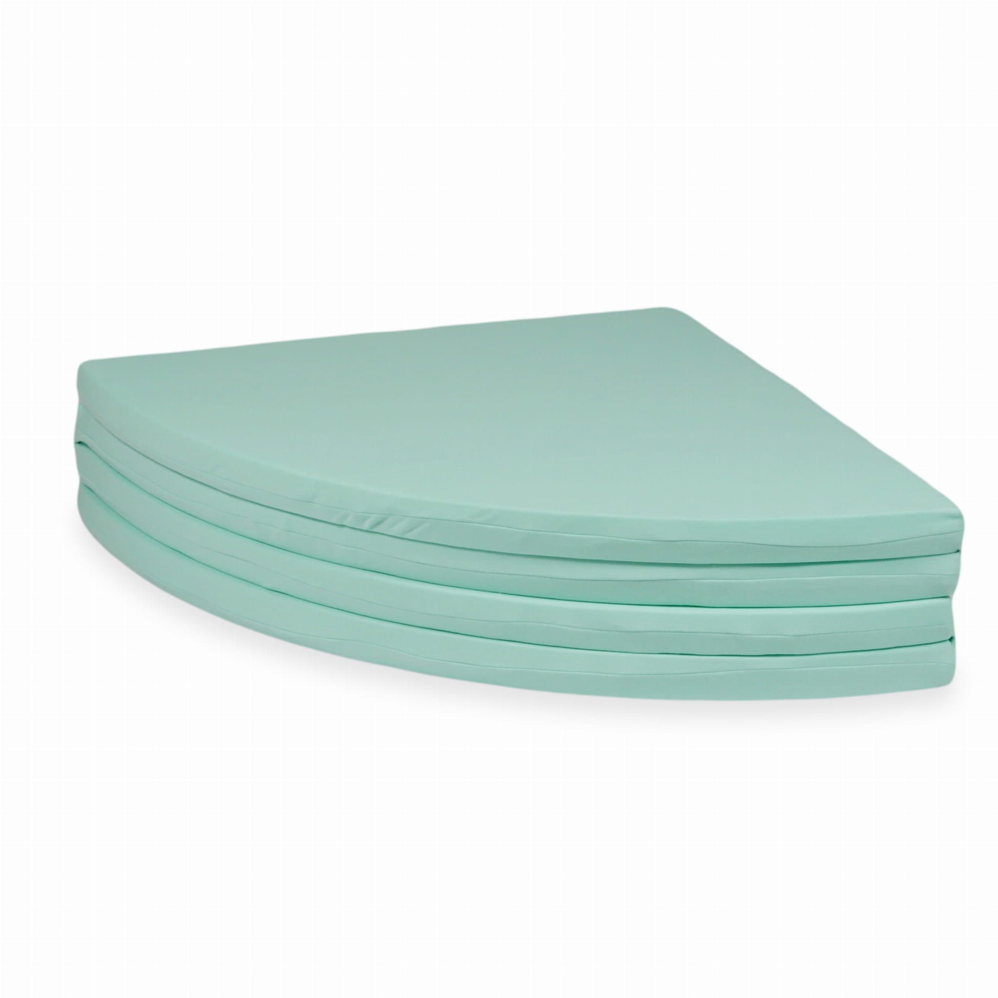 Tapis de jeu 160cm pour bébé, rond pliable, Menthe