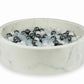 Piscine à Balles 110x30 marbre avec balles 400 pcs (graphite métallique, perle, transparent)