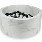 Piscine à Balles 90x40 marbre avec balles 300 pcs (noir, pull blanc)