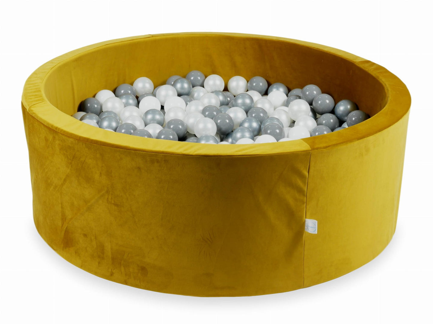 Piscine à Balles 110x40 Velvet or avec balles 500 pcs (blanc, argent, perle, gris)