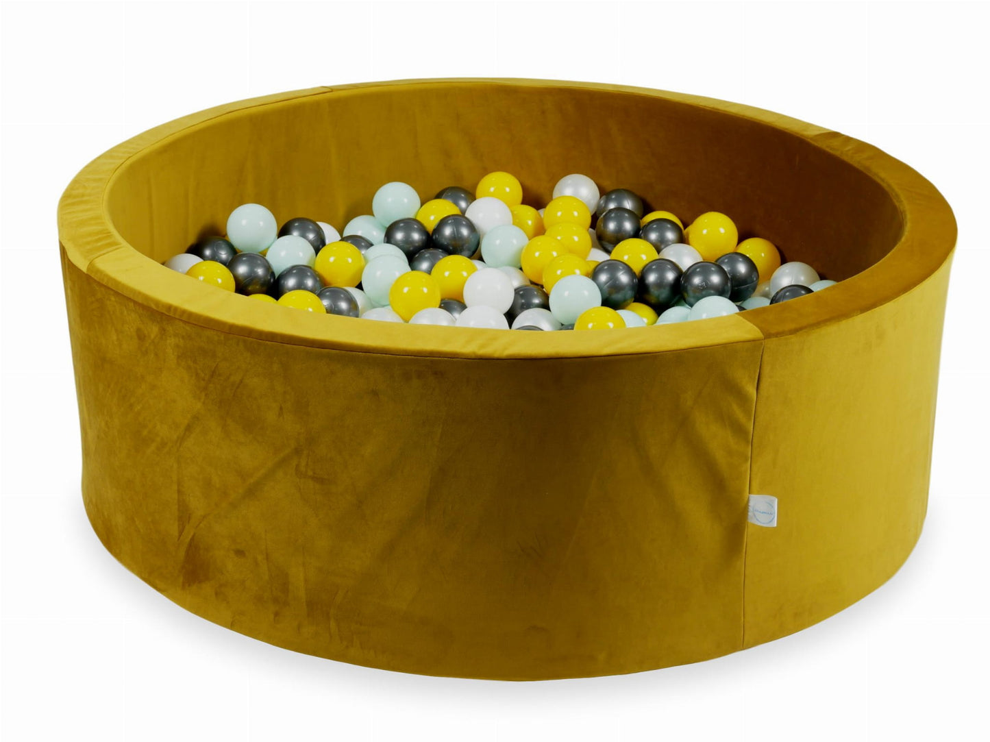Piscine à Balles 110x40 Velvet or avec balles 500 pcs (jaune, menthe claire, graphite métallique, blanc, perle)