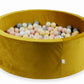 Piscine à Balles 110x40 Velvet or avec balles 500 pcs (beige, or rose, or clair, perle, gris)