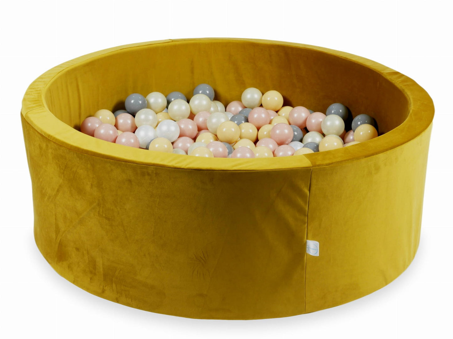 Piscine à Balles 110x40 Velvet or avec balles 500 pcs (beige, or rose, or clair, perle, gris)