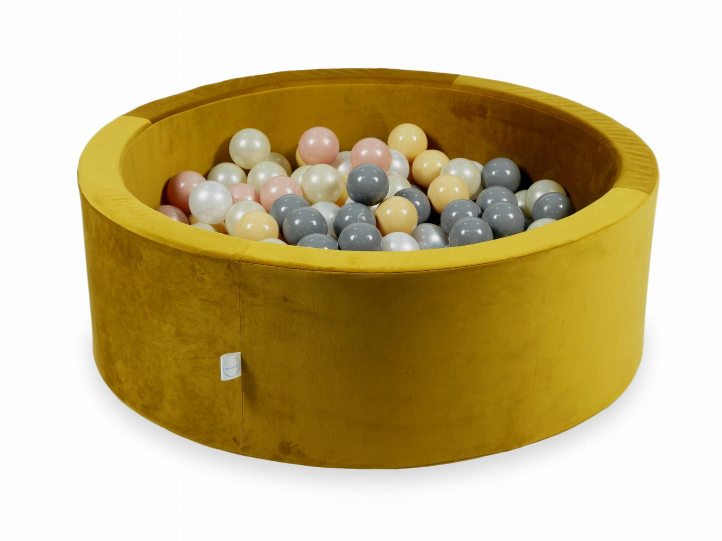 Piscine à Balles 90x30 Velvet or avec balles 200 pcs (beige, or rose, or clair, perle, gris)