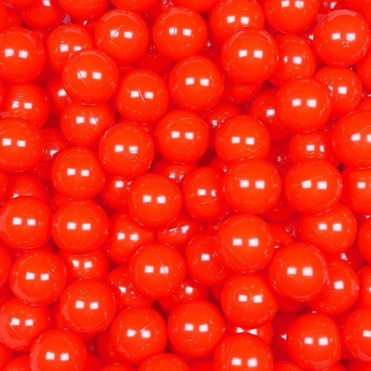 Balles de jeu ø7cm 50 pièces rouge