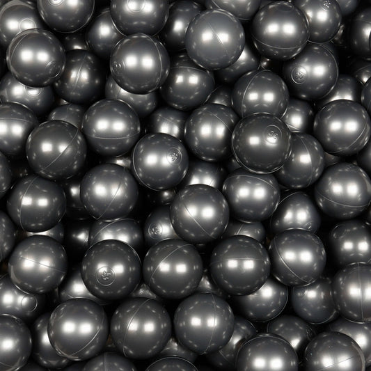 Balles de jeu ø7cm 50 pièces graphite métallique