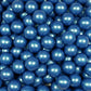Balles de jeu ø7cm 50 pièces bleue métallique