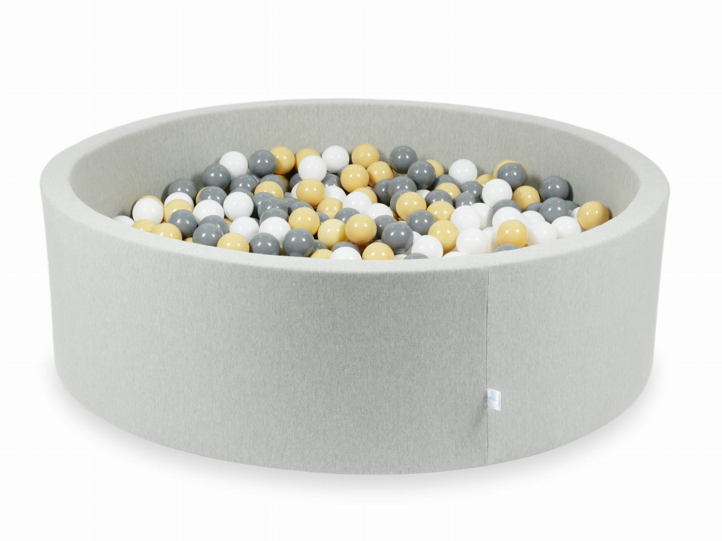 Piscine à Balles 130x40 gris clair avec balles 700 pièces (beige, gris, blanc)