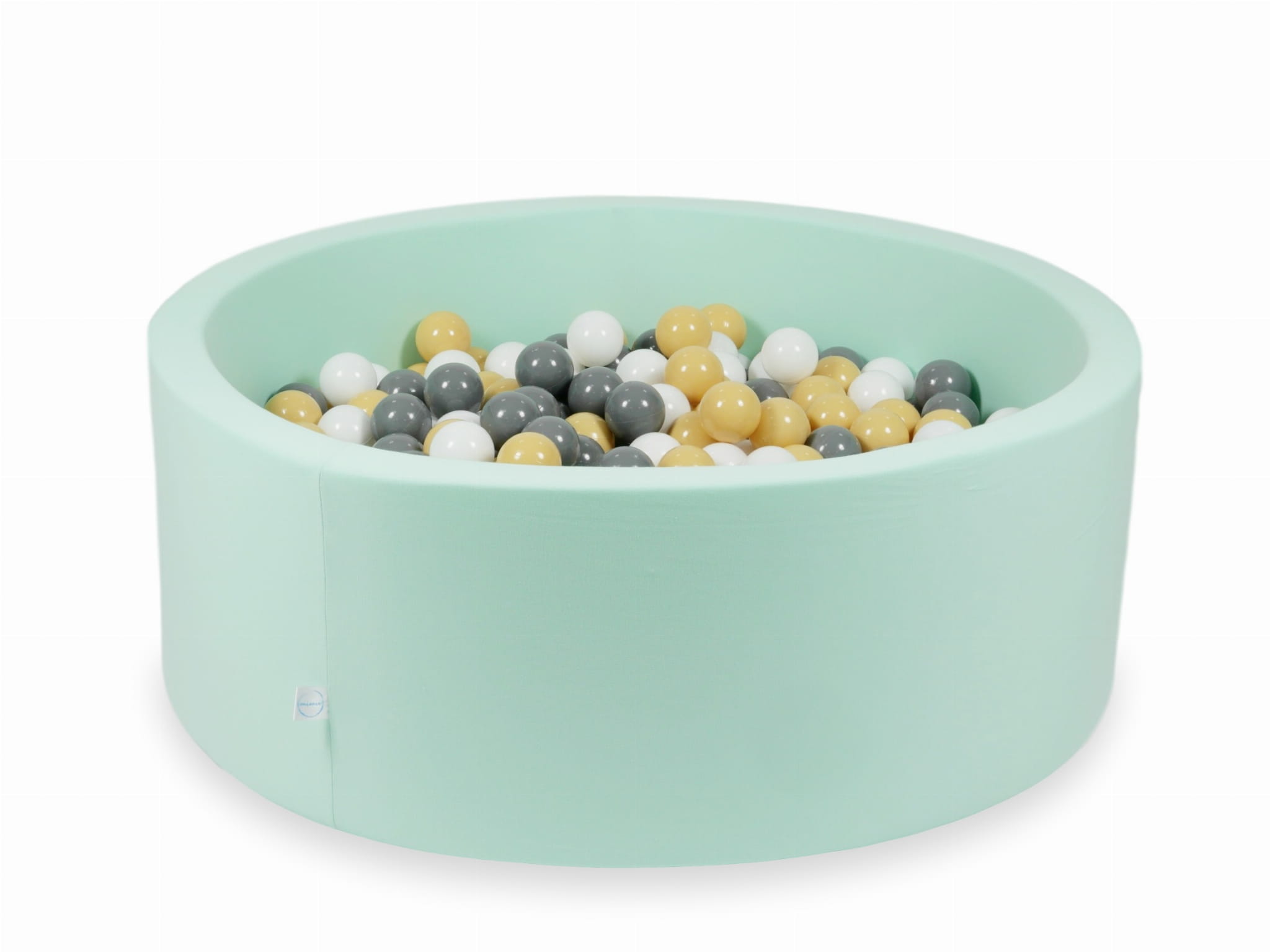Piscine à Balles 110x40 menthe avec balles 500 pcs (beige, gris, blanc)