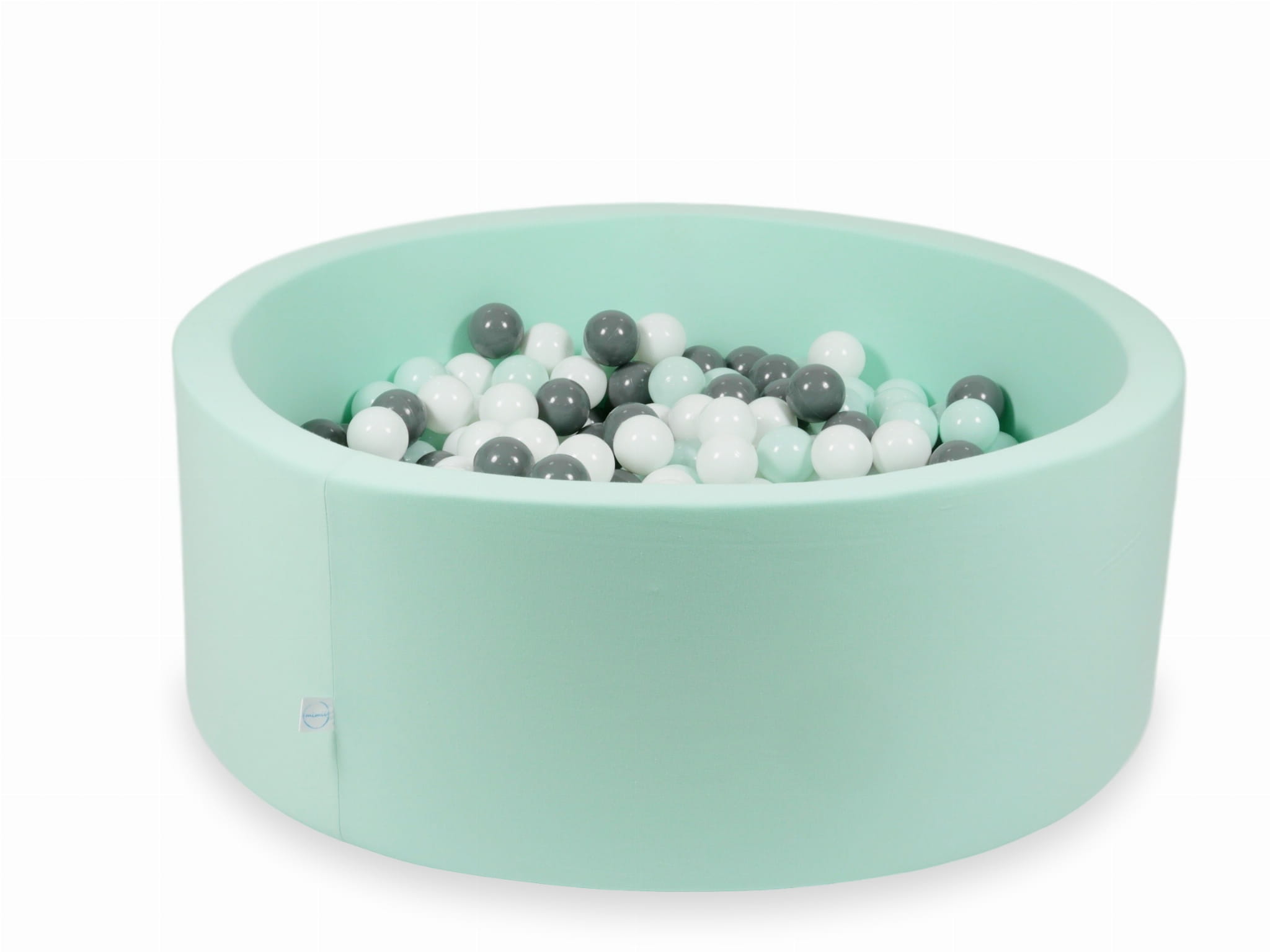 Piscine à Balles 110x40 menthe avec balles 500 pcs (blanc, gris, menthe claire)