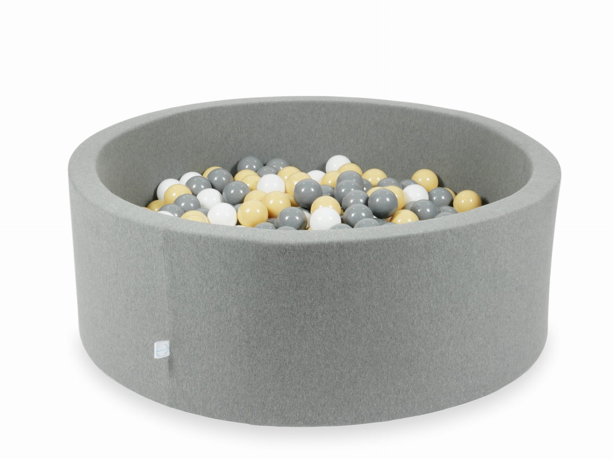Piscine à Balles 110x40 grise avec balles 500 pcs (blanc, gris, beige)