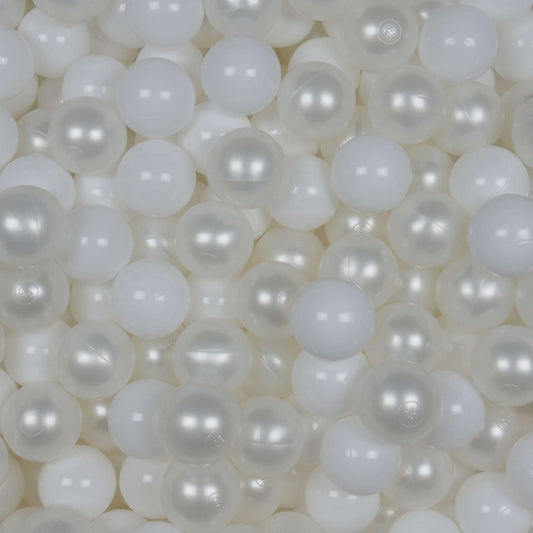 Balles de jeu ø7cm 200 pièces blanc, perle