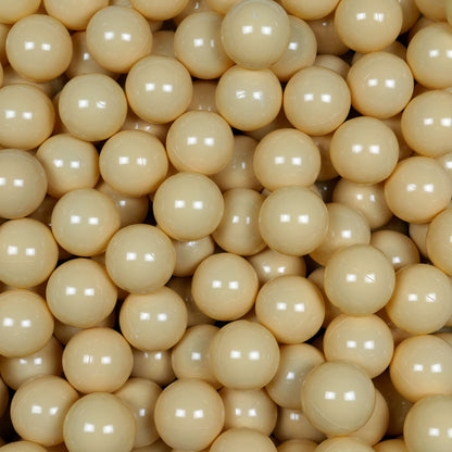 Balles de jeu ø7cm 25 pièces beige