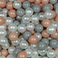 Balles de jeu ø7cm 25 pièces perle, gris, or rose