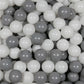 Balles de jeu ø7cm 300 pièces blanc, gris