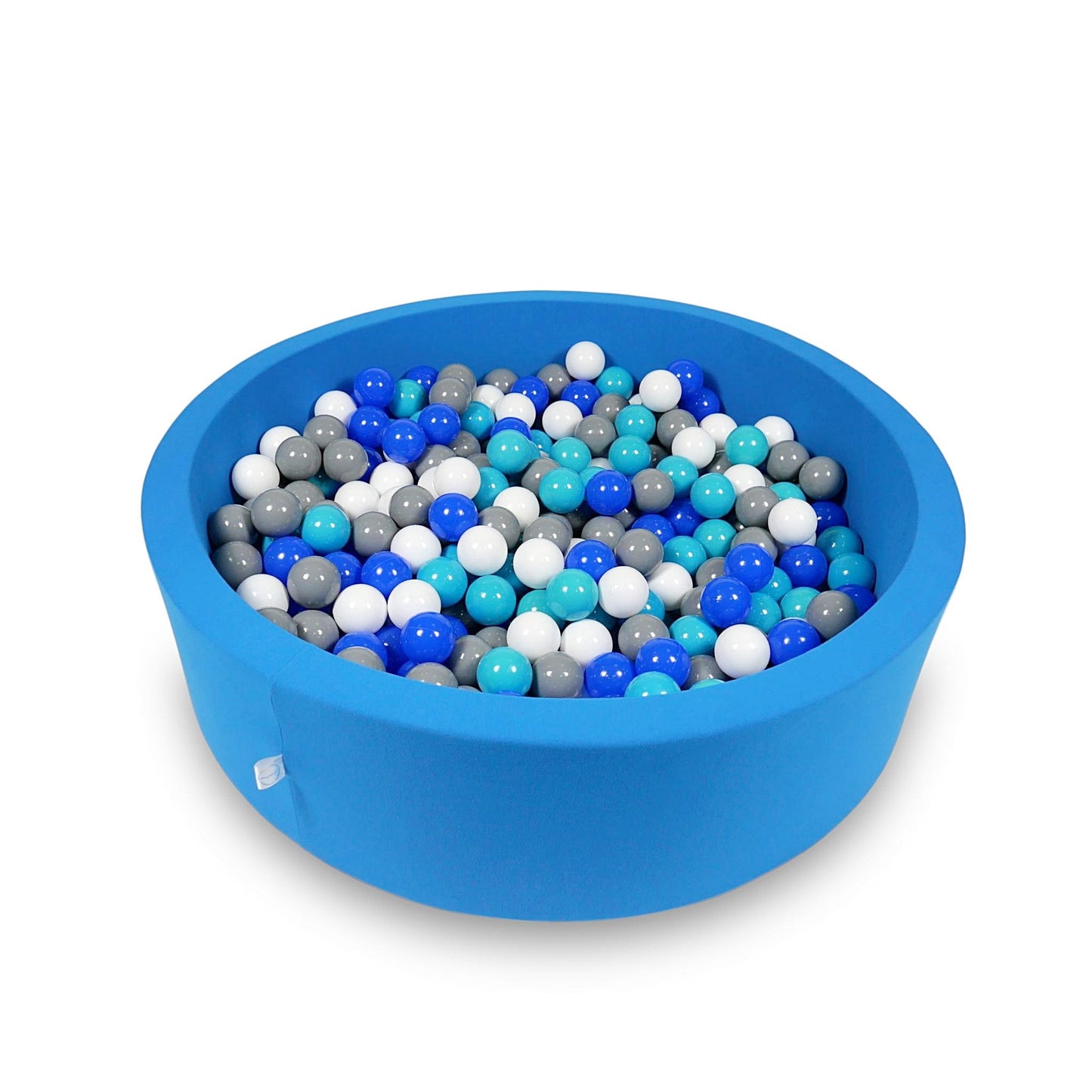Piscine à Balles 110x30cm bleue avec balles 400pcs (turquoise, bleu, blanc, gris)