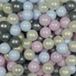 Balles de jeu ø7cm 400 pièces rose perle, bleu perle, iridescent, argenté