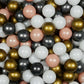 Balles de jeu ø7cm 500 pièces Pull blanc, graphite métallique, or rose, vieil or