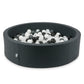 Piscine à Balles 110x30 graphite avec balles 400 pcs (blanc, graphite, noir, pull-over blanc)
