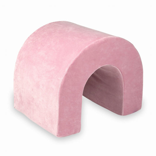 Tunnel en mousse pour aire de jeux Velvet Soft Rose