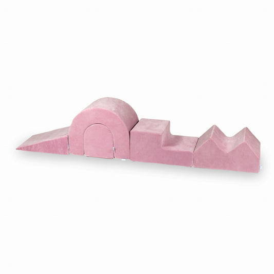 Aire de jeux en mousse Velvet Soft Rose 5 éléments