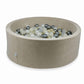Piscine à Balles 110x40 Velvet Soft beige avec balles 500 pcs (or clair, iridescent, perlé, transparent, argent)