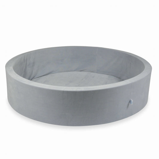 Piscine à Balles 130x30 Velvet Soft gris clair sans balles