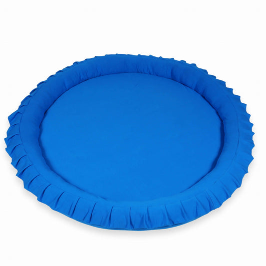 Tapis de jeu nid 120 cm pour bébé, Bleu